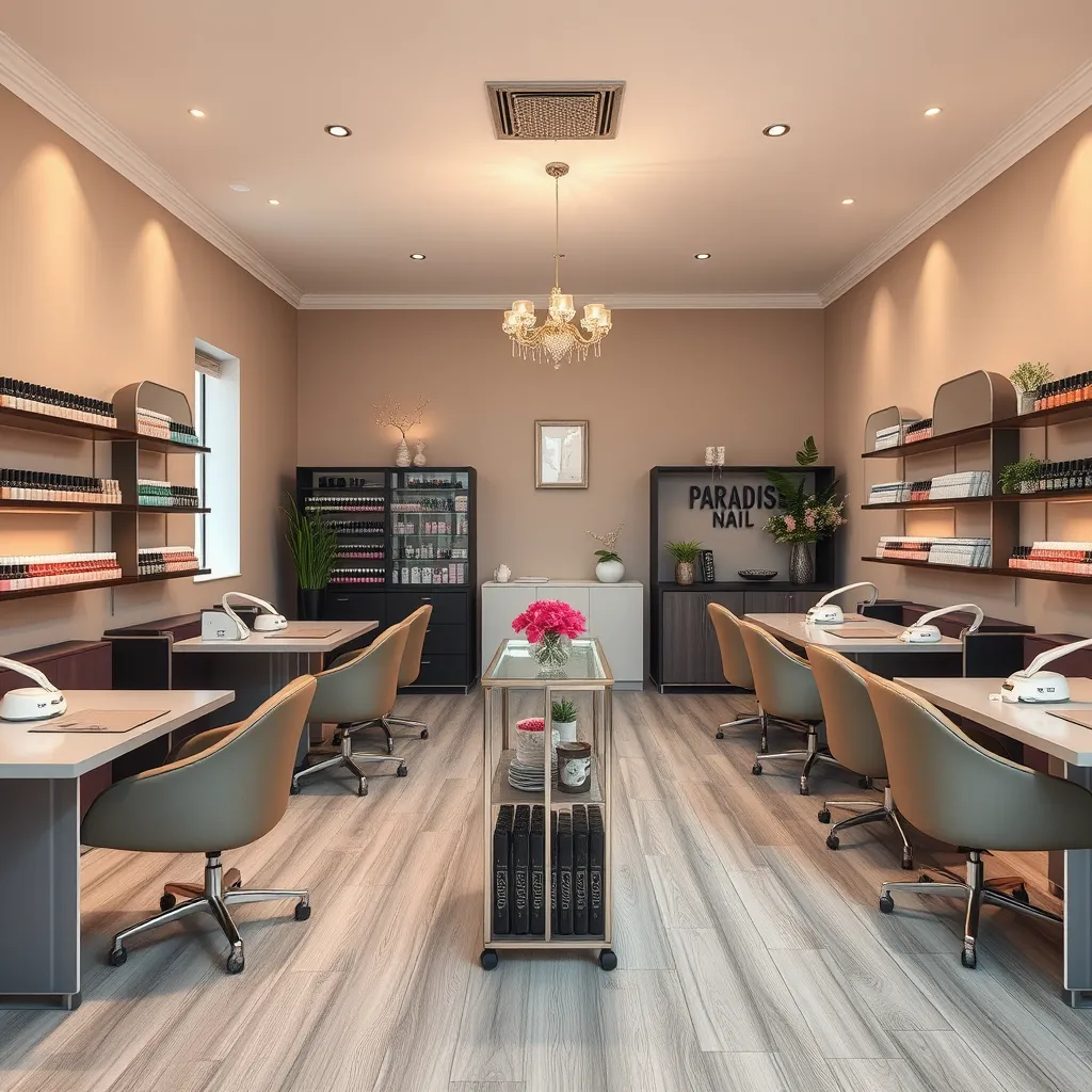 Negocio Paradise Nail Spa Virginia
